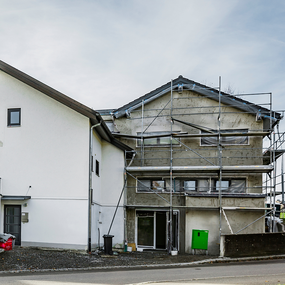 Hausumbauten und Hausanbauten